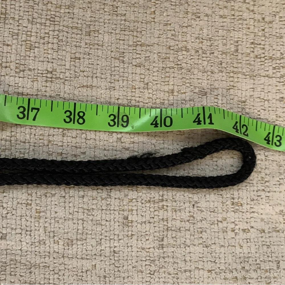 Vintage 80’s MOROCCAN / BOHO Style Rope and Brass Belt OS